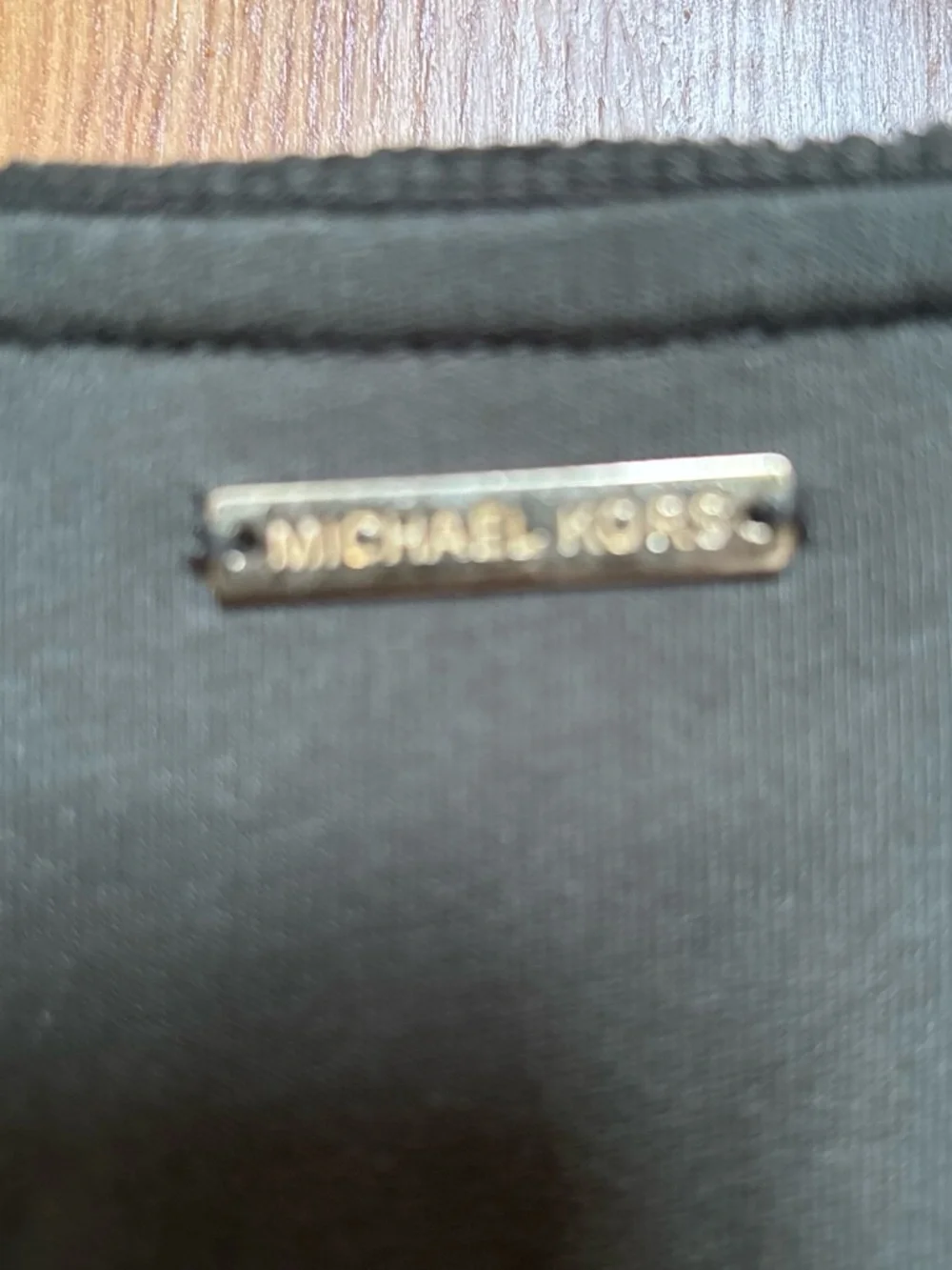 Michael Kors Olive Green Twist-Hem Sweatshirt